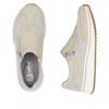 Rieker Mesh Trainer With Side Zip - Beige